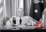 Image of President Truman foreshadows attack on Nagasaki Washington DC USA, 1945, second 5 stock footage video 65675036326
