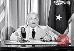 Image of President Truman foreshadows attack on Nagasaki Washington DC USA, 1945, second 22 stock footage video 65675036326