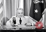 Image of President Truman foreshadows attack on Nagasaki Washington DC USA, 1945, second 37 stock footage video 65675036326