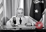 Image of President Truman foreshadows attack on Nagasaki Washington DC USA, 1945, second 56 stock footage video 65675036326