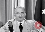 Image of Truman speech about safeguarding atomic power Washington DC USA, 1945, second 21 stock footage video 65675036327