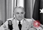 Image of Truman speech about safeguarding atomic power Washington DC USA, 1945, second 23 stock footage video 65675036327