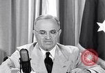 Image of Truman speech about safeguarding atomic power Washington DC USA, 1945, second 32 stock footage video 65675036327