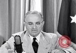 Image of Truman speech about safeguarding atomic power Washington DC USA, 1945, second 33 stock footage video 65675036327