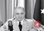 Image of Truman speech about safeguarding atomic power Washington DC USA, 1945, second 47 stock footage video 65675036327