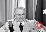 Image of Truman speech about safeguarding atomic power Washington DC USA, 1945, second 57 stock footage video 65675036327