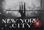 Standbild New York City Mitte der 1920er Jahre New York City USA, 1925, aus Sekunde 11 historischem Filmmaterial Videoclip 65675036354