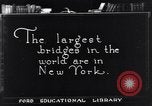 Image of Bridges and skyscrapers of New York in 1920s New York City USA, 1925, second 1 stock footage video 65675036355