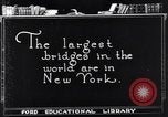 Image of Bridges and skyscrapers of New York in 1920s New York City USA, 1925, second 3 stock footage video 65675036355