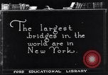 Image of Bridges and skyscrapers of New York in 1920s New York City USA, 1925, second 4 stock footage video 65675036355