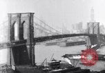Image of Bridges and skyscrapers of New York in 1920s New York City USA, 1925, second 5 stock footage video 65675036355