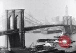 Image of Bridges and skyscrapers of New York in 1920s New York City USA, 1925, second 10 stock footage video 65675036355
