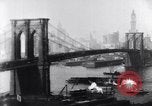 Image of Bridges and skyscrapers of New York in 1920s New York City USA, 1925, second 12 stock footage video 65675036355