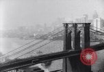 Image of Bridges and skyscrapers of New York in 1920s New York City USA, 1925, second 22 stock footage video 65675036355