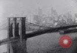 Image of Bridges and skyscrapers of New York in 1920s New York City USA, 1925, second 34 stock footage video 65675036355