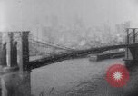 Image of Bridges and skyscrapers of New York in 1920s New York City USA, 1925, second 37 stock footage video 65675036355