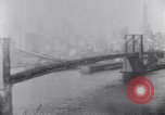 Image of Bridges and skyscrapers of New York in 1920s New York City USA, 1925, second 40 stock footage video 65675036355