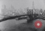 Image of Bridges and skyscrapers of New York in 1920s New York City USA, 1925, second 43 stock footage video 65675036355