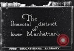 Image of Wall Street financial center 1920s New York City USA, 1925, second 3 stock footage video 65675036356
