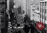 Image of Wall Street financial center 1920s New York City USA, 1925, second 15 stock footage video 65675036356