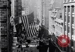Image of Wall Street financial center 1920s New York City USA, 1925, second 16 stock footage video 65675036356