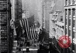 Image of Wall Street financial center 1920s New York City USA, 1925, second 17 stock footage video 65675036356