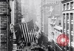 Image of Wall Street financial center 1920s New York City USA, 1925, second 20 stock footage video 65675036356
