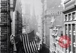 Image of Wall Street financial center 1920s New York City USA, 1925, second 25 stock footage video 65675036356