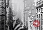 Image of Wall Street financial center 1920s New York City USA, 1925, second 26 stock footage video 65675036356