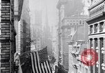 Image of Wall Street financial center 1920s New York City USA, 1925, second 27 stock footage video 65675036356