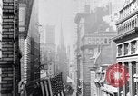 Image of Wall Street financial center 1920s New York City USA, 1925, second 30 stock footage video 65675036356
