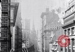 Image of Wall Street financial center 1920s New York City USA, 1925, second 32 stock footage video 65675036356