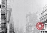 Image of Wall Street financial center 1920s New York City USA, 1925, second 36 stock footage video 65675036356