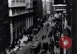 Image of skyscrapers in lower Broadway in 1920s New York City USA, 1925, second 14 stock footage video 65675036357