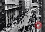 Image of skyscrapers in lower Broadway in 1920s New York City USA, 1925, second 16 stock footage video 65675036357