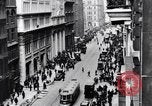 Image of skyscrapers in lower Broadway in 1920s New York City USA, 1925, second 18 stock footage video 65675036357