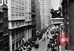 Image of skyscrapers in lower Broadway in 1920s New York City USA, 1925, second 25 stock footage video 65675036357