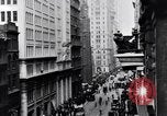 Image of skyscrapers in lower Broadway in 1920s New York City USA, 1925, second 27 stock footage video 65675036357