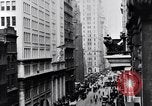 Image of skyscrapers in lower Broadway in 1920s New York City USA, 1925, second 28 stock footage video 65675036357
