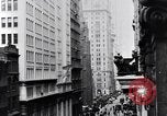 Image of skyscrapers in lower Broadway in 1920s New York City USA, 1925, second 30 stock footage video 65675036357