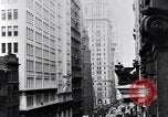 Image of skyscrapers in lower Broadway in 1920s New York City USA, 1925, second 31 stock footage video 65675036357