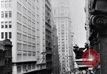 Image of skyscrapers in lower Broadway in 1920s New York City USA, 1925, second 32 stock footage video 65675036357
