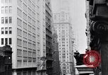 Image of skyscrapers in lower Broadway in 1920s New York City USA, 1925, second 33 stock footage video 65675036357