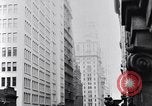 Image of skyscrapers in lower Broadway in 1920s New York City USA, 1925, second 36 stock footage video 65675036357