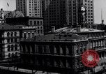 Image of skyscrapers in lower Broadway in 1920s New York City USA, 1925, second 41 stock footage video 65675036357