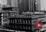 Image of skyscrapers in lower Broadway in 1920s New York City USA, 1925, second 42 stock footage video 65675036357