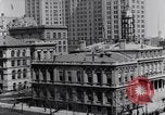Image of skyscrapers in lower Broadway in 1920s New York City USA, 1925, second 44 stock footage video 65675036357