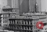 Image of skyscrapers in lower Broadway in 1920s New York City USA, 1925, second 45 stock footage video 65675036357