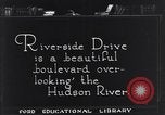 Image of Riverside Drive New York City in 1920 New York City USA, 1921, second 3 stock footage video 65675036360