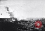 Image of Japanese kamikaze attacks on US Navy ships Pacific Ocean, 1945, second 8 stock footage video 65675036364